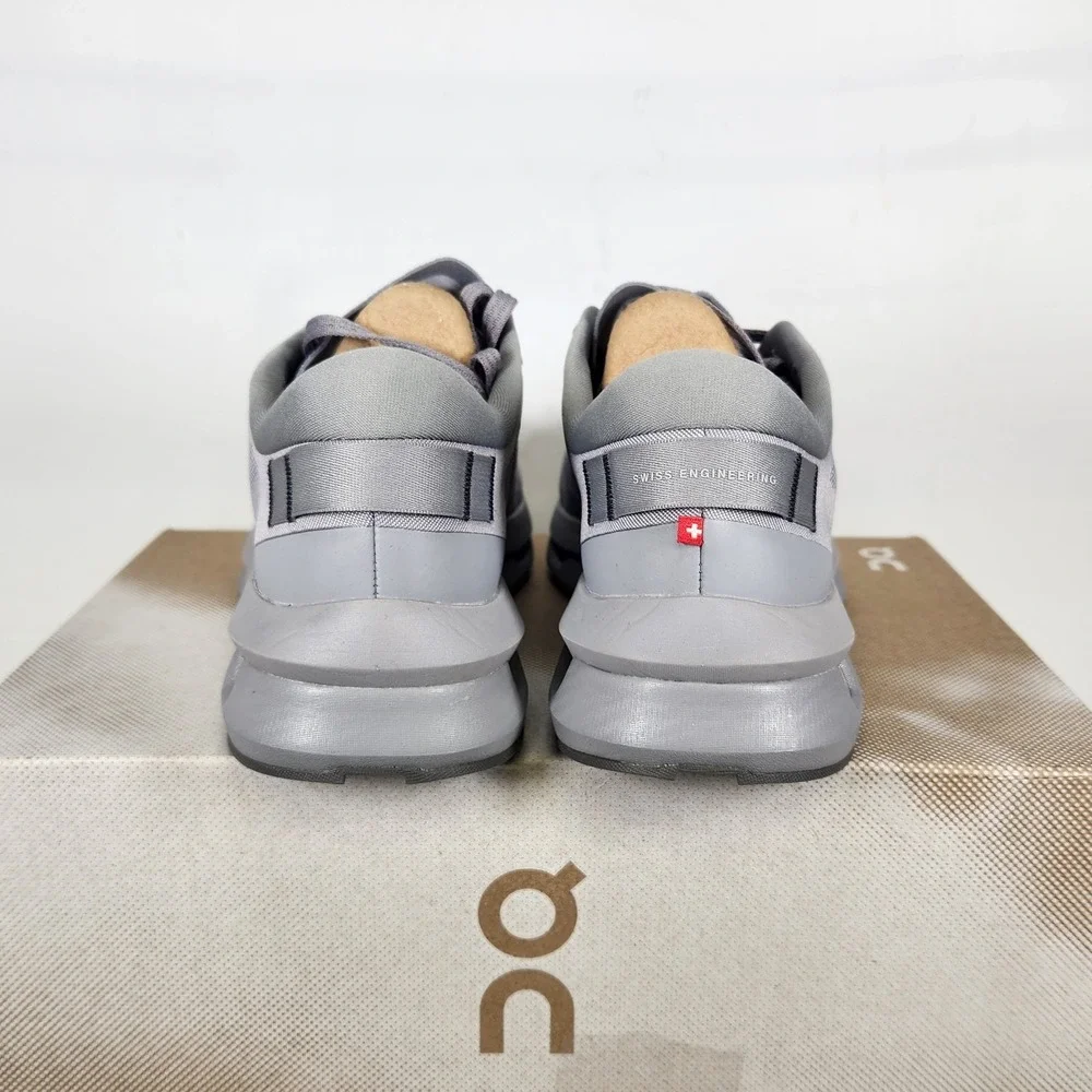 On Cloudzone Running Shoes Women Size 6.5 Alloy Rock Grey Lightweight Sneakers
